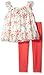 Rare Editions Girls' Printed Chiffon Legging Set