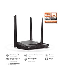 NeXXt Solutions nebula1200 inalámbrico AC1200 Dual Band Router  Smart WiFi verde Power  Fast Ethernet de alta velocidad con amplificador de señal antenna  mu mimo Tecnología