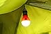 E-TRENDS Compact LED Lantern Tent Camp Light Bulb for Camping Hiking Fishing Emergency Lights, Battery Powered Portable Lamp, 2 Count, Red, Batteries Not Included