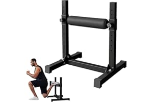 Lanmu2020 Bulgarian Split Squat Stand, Adjustable Single Leg Roller, Lower Body Workout Equipment
