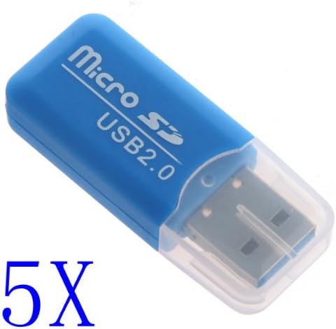 5 X Bolian 2.0 USB Card Reader TF Card Memory Stick Card.