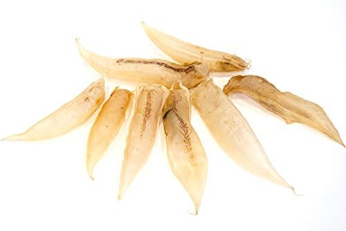 Wild Caught Yellow Croaker aka Corvina Fish Maws Collagen Huan Hua Jiao ้ป้ญ่ฑ่ (453 gram (1 LB) 30-35 pcs)