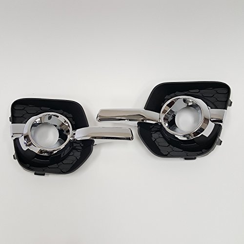 LEDIN for 2010-2015 Chevrolet Equinox Projector Fog Driving Lights Kit with Bezel Wire Harness Bulbs