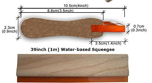 image for Screen Printing Consumables Silk Stencil Screen Printing Squeegee Wood