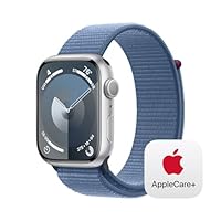 Apple Watch Series 9 GPS 45mm Silver Aluminum Case with Winter Blue Sport Loop with AppleCare+ (2 Years) Apple Watch Series 9 GPS 45mm Silver Aluminum Case with Winter Blue Sport Loop with AppleCare+ (2 Years)