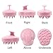 See You Always Hair Scalp Massager Shampoo Brush, Scalp Care Hair Wash Brush Silicone Comb - Pink