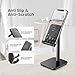 Cell Phone Holder for Desk, Adjustable Cellphone Stand Holder with Anti-Slip Weighted Base, Smart Phone Desk Stand Dock, Cradle, Compatible with iPhone Xs Xr 8 X 7 6 6s Plus, All Android Phones