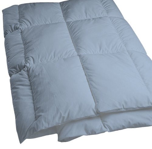 Dust Mite- and Allergen-Proof Comforter; “DreamFill / Premium Microfiber” (Queen; Blue/Gray)