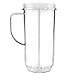 QT Tall 22oz Replacement Part Cup Mug with handle For 250w Magic Bullet On-The-Go Mug primary