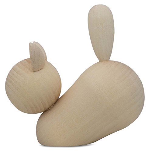 3" x 4" Unfinished Blank Wooden Cat