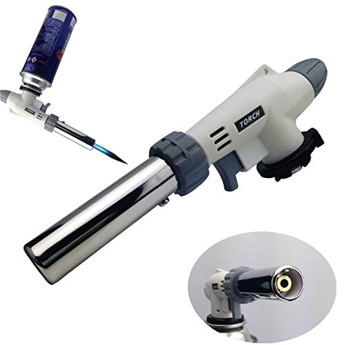 Meiyiu Torch Culinary Gas Blow Torch Auto Ignition Outdoor Welding BBQ Tool Stove Flamethrower milky BZ-8516