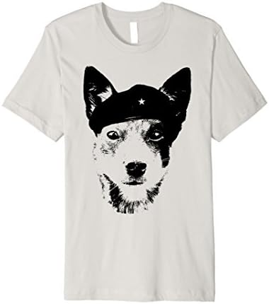 Men's Lua the Pup - Che Guevara T-Shirt Medium Silver