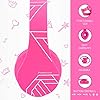 PowerLocus-Headphones-Over-Ear-for-Kids-Bluetooth-Wireless-Headphones-with-Microphone-Safe-Volume-85DB-Limited-Foldable-with-Carry-Case-Wireless-and-Wired-Headset-with-Micro-SDTF-for-iPhonePC PowerLocus Kids Headphones, P2 Bluetooth Headphones for Kids with Volume Limit 85DB, Kids Wireless Headphones Over Ear…