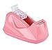 Acrimet Premium Desktop Tape Dispenser Jumbo, Plastic, Non-Skid Base (Heavy Duty) (Pink Color)
