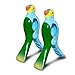 Lazy Daze and Sunny Days, Beach Chair Towel Clips, Parrot, Set of 2