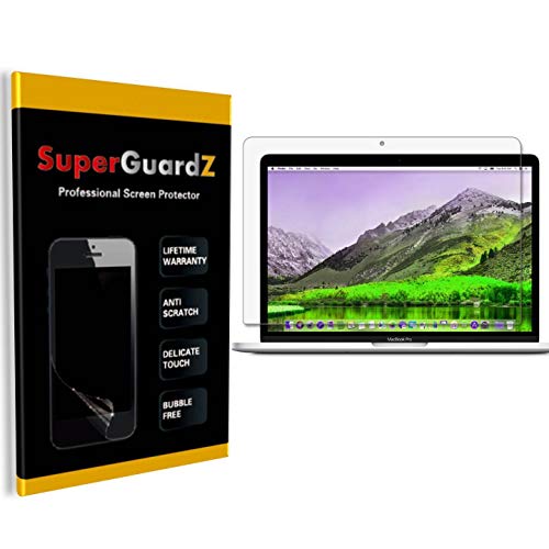 [3-Pack] for MacBook Pro 13 inch (2012-2015) [A1425/A1502] Screen Protector - SuperGuardZ, Ultra Clear, Anti-Scratch, Anti-Bubble [Lifetime Replacement]