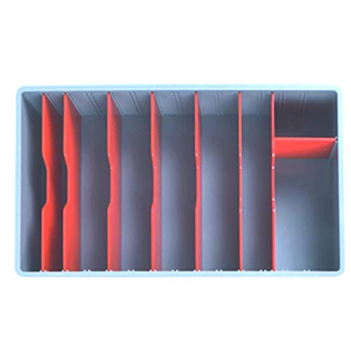 Vaorwne Money Counter Case Cash Tray Drawer Register Insert Tray Replacement Plastic Bills Coins Compartments Money Storage Bo Store Office