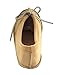 Bastien Industries Women's Maple Tan Moose Hide Leather Ballet Earthing Moccasins (9, Natural Tan)