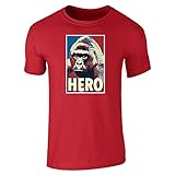 Harambe Pop Art Hero Short Sleeve T-Shirt by Pop Threads