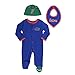 University of Florida Baby Boys' 3 pack, Footie, Bandana Bib and Hat Set