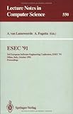 ESEC '91 : Third European Software Engineering Conference, ESEC '91 Milan, Italy, October 21-24, 1991 Proceedings, , 0387547428