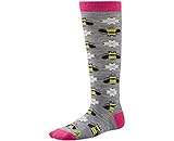 Smartwool Kid's Charley Harper Monteverde Cloud Forest Preserve Knee High Socks (Light Gray Heather) Large - Past Season