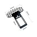 2 Pcs Universal Vehicle Mounted Carbon Fiber Car Safety Seat Belt Buckle Clip