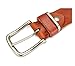 HaloVa Men's Leather Belt, Simple Casual Vintage Belt for Men, 100% Top Grain Leather, Soft and Super Durable, Brown
