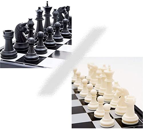 Magnetic Travel Chess Set with Folding Chess Board Educational Toys for Kids and Adults (12.6