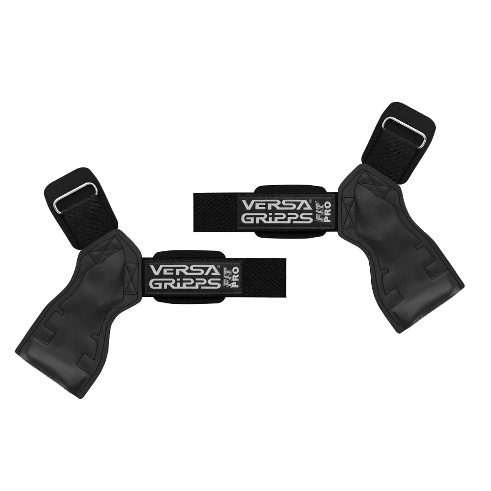 Versa Gripps® Fit Pro, Made in the USA, Wrist Straps for Female Athlete, the Best Training Accessory, Midnight, XS