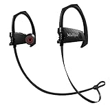 Mailiya Wireless Sport Bluetooth Headphones Sweatproof Stable Fit In Ear Earbuds Ergonomic Ear Hook Headset Noise Isolation Stereo Earphones 8-Hour Working Time with Mic for Running Workout Gym