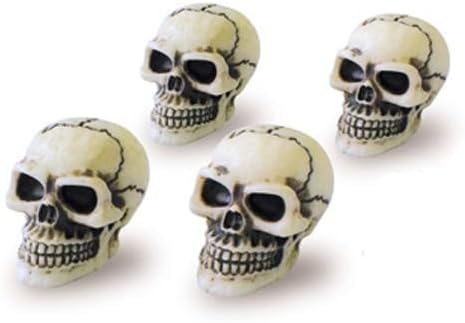 Lucas air valve cap skull bone LK49-001