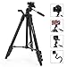 Fotopro Camera Tripod, 48" Phone Tripod with 3-Way Head, Lightweight Aluminum Tripod for iPhone, Samsung, 1/4'' Screw Travel Tripod with Bluetooth Remote for DSLR Camera, Canon, Sony, Nikon primary