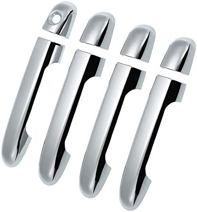 XXNHLLHKA For Hyundai Elantra 2007-2010, 4PCS Car Exterior Door Handle Frame Cover Chrome Side Door Handle Trim Fit Decorative accessories