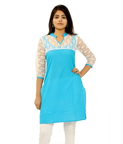 pramukh fashion women's cotton semi-stiched kurti
