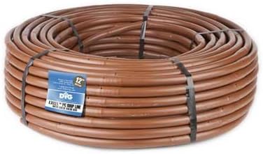 DIG Corporation PC Dripline, 250' Brown, 18" Spacing, 17 mm, 1 GPH, with Check Valve