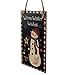Aurorax Indoor and Outdoor Wood Holiday Christmas Hanging Door Decorations and Wall Signs, Winter Wonderland Decor, For Home, School, Office, Party Decorations (G)
