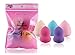 KiraShan - Soft Makeup Blender Sponges Professional Puff Multi Shape Smoothing for Foundation Powder 4pc or 5pc Gourd or Tear Drop Multicolor (5PCS: 2 Gourds 3 Tear Drop)