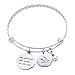ORIYA Stainless Steel She Believed She Could So She Did bracelet Gift For Women girl, Inspirational bracelet (Grey-Bracelet)