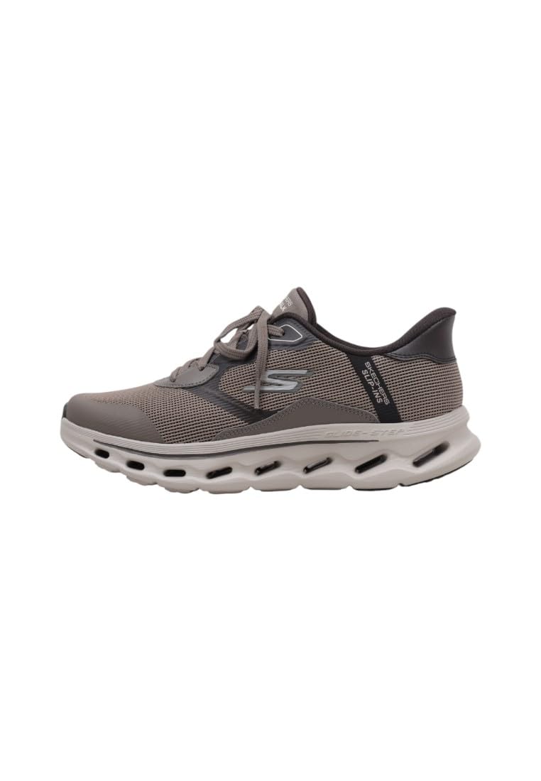 Skechers Men's Hands Free Slip-ins Go Walk Glide-Step 2.0 - Zac Sneaker, Dark Taupe, 14 Image