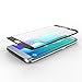 Stalion Samsung Galaxy S6 Edge+ Screen Protector Shield Tempered Liquid Glass Shatterproof Full Screen Frame Edge to Edge Armor Guard (Black Sapphire)(S6 Edge Plus 5.7