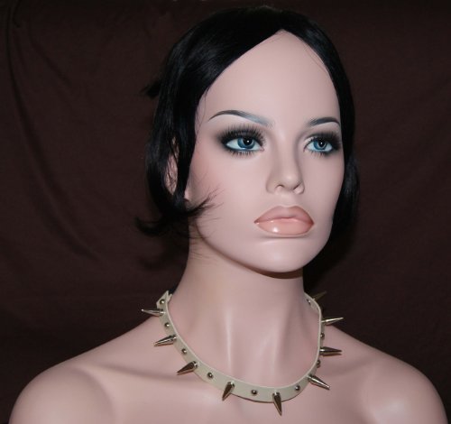 Silver-cool Stud Spike Rivet Bracelet/necklace/headband with Mult-function---Free Shipping