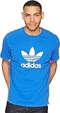 Adidas Men's Trefoil Tee, Blue, M