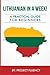 Lithuanian in a Week! Start Speaking Basic Lithuanian In Less Than 24 Hours: The Ultimate Crash Course For Beginners (Lithuania, Travel Lithuania, Travel Baltic)