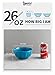 Sweese 106.407 Porcelain Fluted Bowls - 26 Ounce for Cereal, Soup and Fruit - Set of 4, Steel Blue
