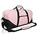 Dalix 21'' Large Duffle Bag with Adjustable Strap (Pink)