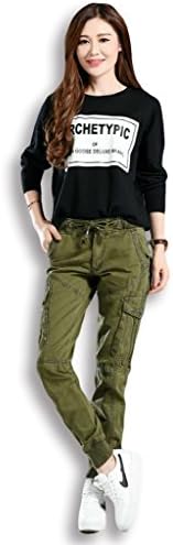 Lixmee Women'S Outdoor Straight Regular Cargo Pants _6615 Green XX-Large