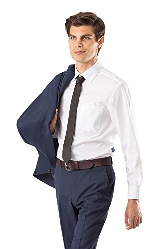 Men's Casual Belt, Super Soft Full Grain Leather, Brown, Size 30