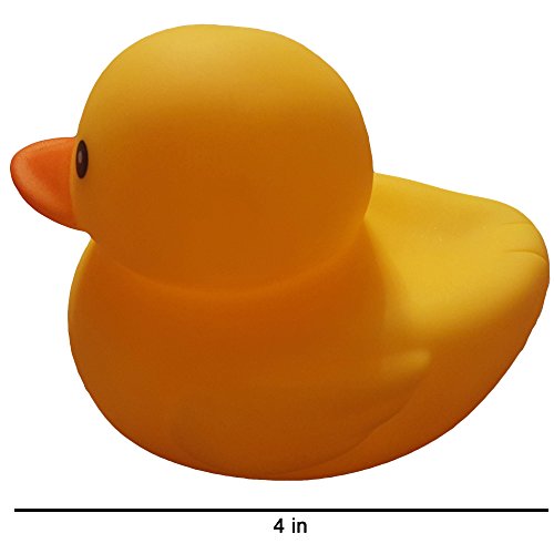 Bulk Rubber Ducks Large Yellow Rubber Ducks (4" x 3" x 3", Yellow
