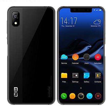 Mobile Phone UK, Elephone A4 4G Smartphone Unlocked Android 8.1 Quad OTG 5.85 Inches Screen 3GB RAM 16GB ROM FACE ID & Fingerprint Detector Mobile